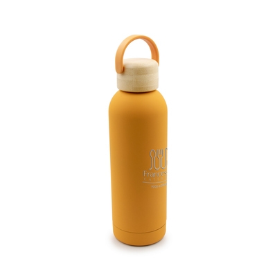 Thermal bottle - cap with foldable handle